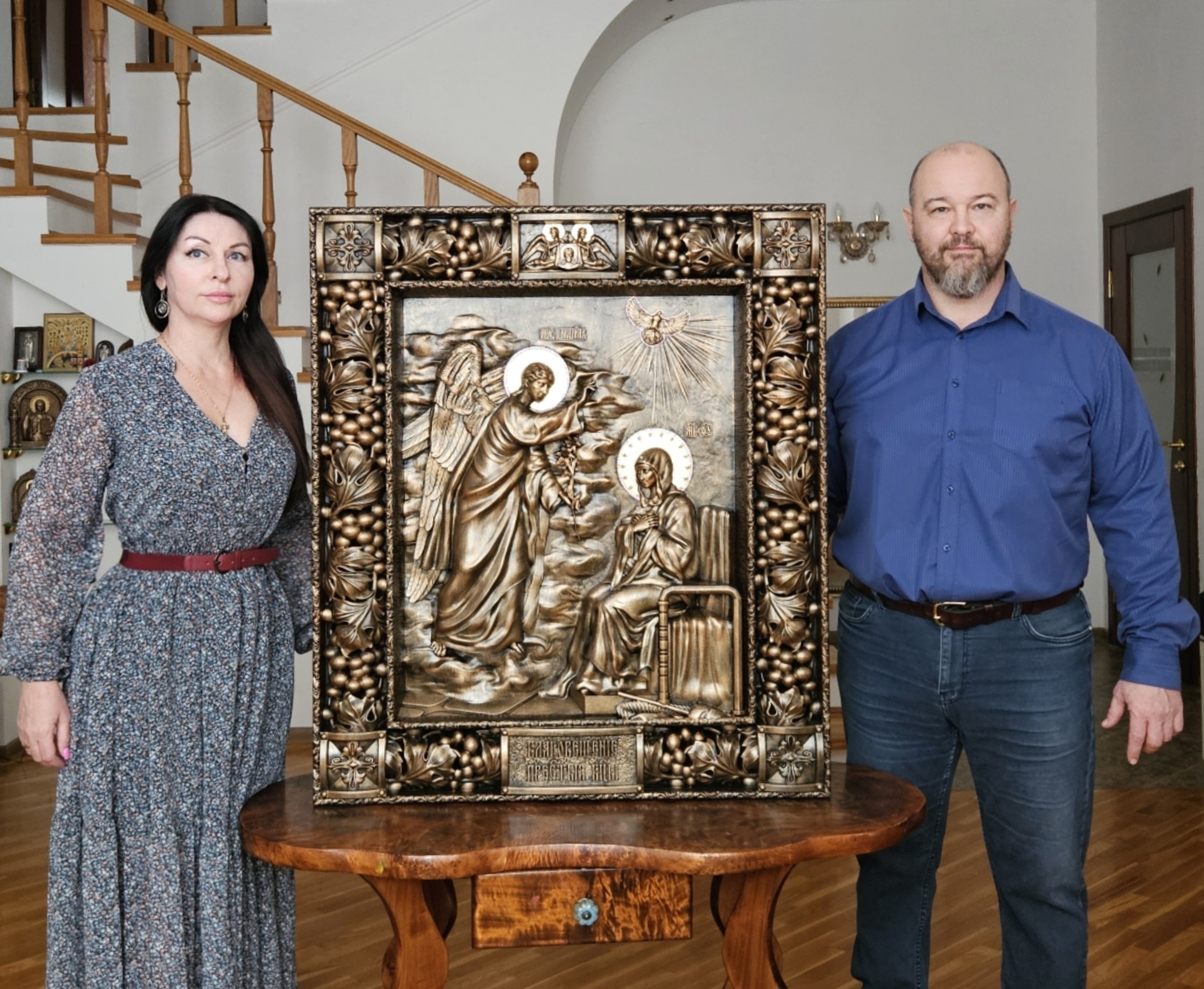 Ирина и Андрей Гонтарь – дивные мастера православных резных икон из дерева